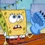 spongebob fist