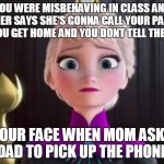 Nervous Sweat | YOU WERE MISBEHAVING IN CLASS AND TEACHER SAYS SHE'S GONNA CALL YOUR PARENTS. YOU GET HOME AND YOU DONT TELL THEM. YOUR FACE WHEN MOM ASKS DAD TO PICK UP THE PHONE. | image tagged in nervous sweat | made w/ Imgflip meme maker