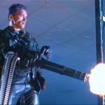 Terminator Minigun Arnold Schwarzenegger