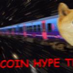 Dogecoin hype train meme