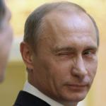 Vladimir Putin blinking