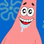 Patrick Drooling Spongebob meme