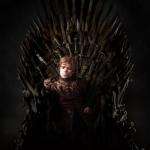 Tyrion on the Iron Throne meme