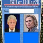 Bill or Hillary Issues