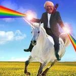 Bernie Sanders Unicorn Rainbows Meme Generator - Imgflip