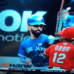 Rougned Odor clocks Jose Bautista after illegal slide - Imgflip