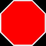 blank stop sign meme