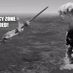 Hiroshima | SIR? YES SIR! DEMOCRACY ZONE EXPANDED! | image tagged in hiroshima | made w/ Imgflip meme maker