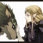 Twilight Princess Zelda and wolf link