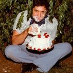Johnny Cash Eating Cake meme