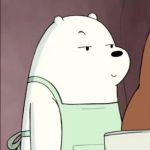 It was a pic...of your mom | ICE BEAR; SWIPES LEFT | image tagged in we bare bears ice bear smug,memes,tinder,incessant douchebaggery | made w/ Imgflip meme maker
