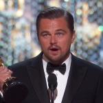 Leonardo Winning Oscar
