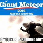 sephiroth running mate | DO YOU NEED A RUNNING MATE | image tagged in sephiroth running mate | made w/ Imgflip meme maker