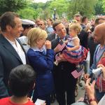 hillary clinton hrc looks at baby