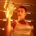 Human Torch hand aflame