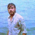 Ryan Gosling in the rain