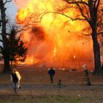 fireworks explosion