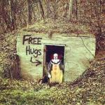 clown hugs