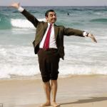 Mr. Bean at the Ocean meme