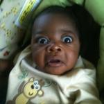 black baby shocked meme