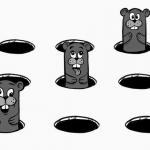 Whack a mole meme