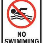 No swimming meme