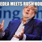 George Lucas | MEDEA MEETS RUSH HOUR | image tagged in george lucas | made w/ Imgflip meme maker