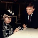 Donald Trump and Elton John meme