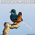 Yamato Bird Droppings | FIRE THE WAVE-MOTION GUN! | image tagged in bird shit,space battleship yamato,star blazers | made w/ Imgflip meme maker