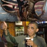 Murica | WE LIVE IN MURICA; OBAMA GETS DRUNK AND APPROVES | image tagged in murica | made w/ Imgflip meme maker