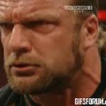 Triple H try's to cry meme
