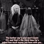 cousin it | The barber say's your next Cousin Itt, and that's the third time He's asked how much money you have with you... | image tagged in cousin it | made w/ Imgflip meme maker