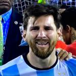 Messi Crying