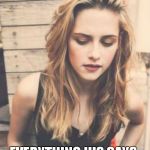 Bad Pun Kristen Stewart 2 | WHY ISN'T DOGE A SMOOTH TALKER; EVERYTHING HIS SAYS STARTS OUT ROUGH | image tagged in bad pun kristen stewart 2 | made w/ Imgflip meme maker