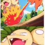 So hot... jk | CHARMANDER USES FLAMETHROWER! I SO HOT I'M BURNING! | image tagged in wtfpokemon | made w/ Imgflip meme maker