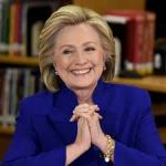 Hillary Gleeful