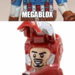 Prepare for the Lego Civil War! | MEGABLOX; LEGO | image tagged in lego minmate,lego,captain america,iron man,captain america civil war | made w/ Imgflip meme maker