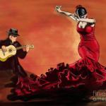 Flamenco Dancer and Guitar Player meme