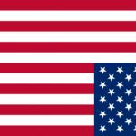 Upside-down US flag