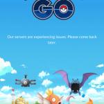 Pokemon go server crash