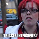 Trigger Intensifies | [TRIGGER INTENSIFIES] | image tagged in trigger intensifies | made w/ Imgflip meme maker