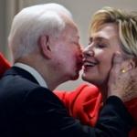 Clinton kissing klansman