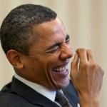 Laughing Obama meme