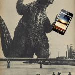 Godzilla Cellphone meme