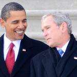 Bush Obama Best Buds