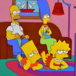 Simpsons Watching DNC meme