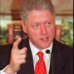 Bill Clinton pointing finger