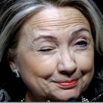 Hillary Clinton wink