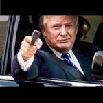 Danger Trump - With gun pistol meme