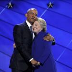obama hillary hug